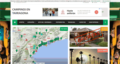 Desktop Screenshot of campingsentarragona.com
